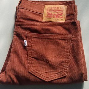 Levi's 511 Corduroy NWOT